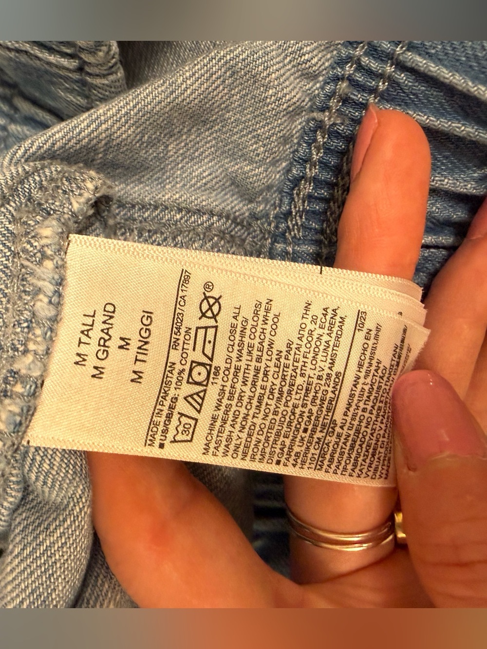 Gap Relaxed Easy Jean Medium Indigo MT - Picture 6 of 7